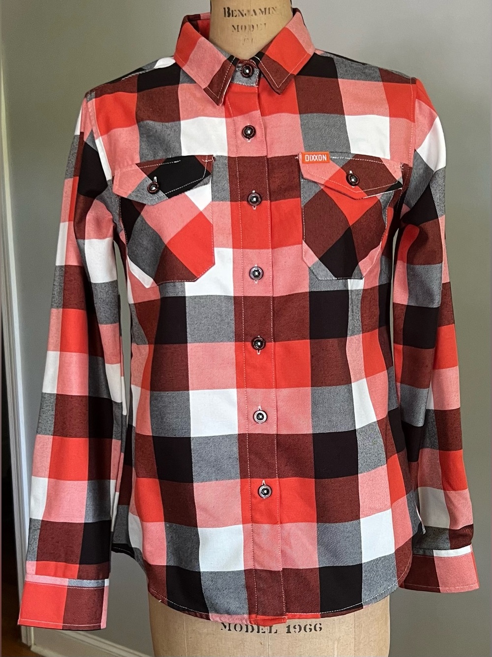 Dixxon Flannel Ironhead WTF Plaid Button Shirt Women’s M